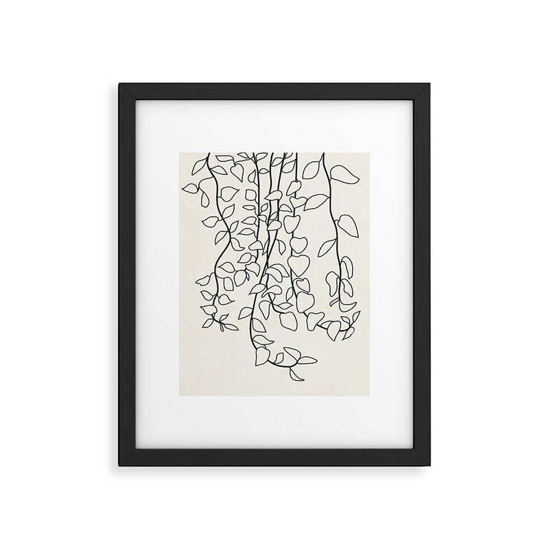 Minimalist Vines II Framed Art Print Gallery Image 4
