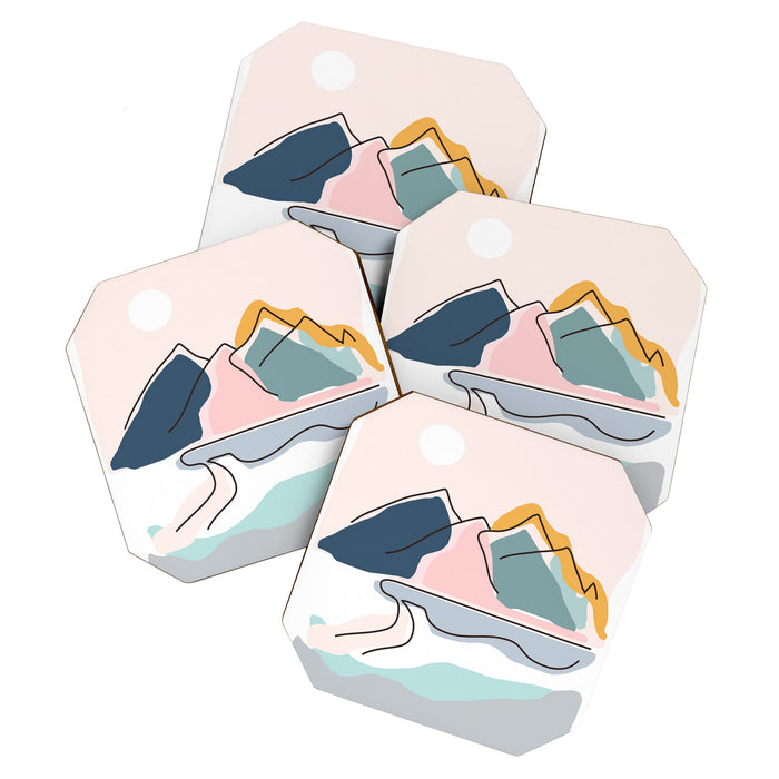 Minimalistic Landscape Coaster Gallery Image 1