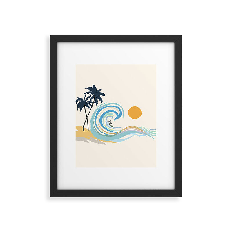 Minimalistic Summer Ii Framed Art Print