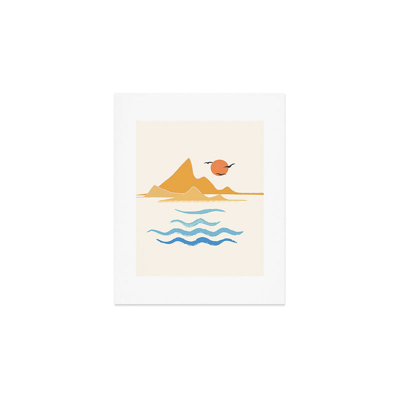 Minimalistic Summer III Art Print Gallery Image 1