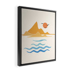Minimalistic Summer III Framed Canvas Print Gallery Image 2