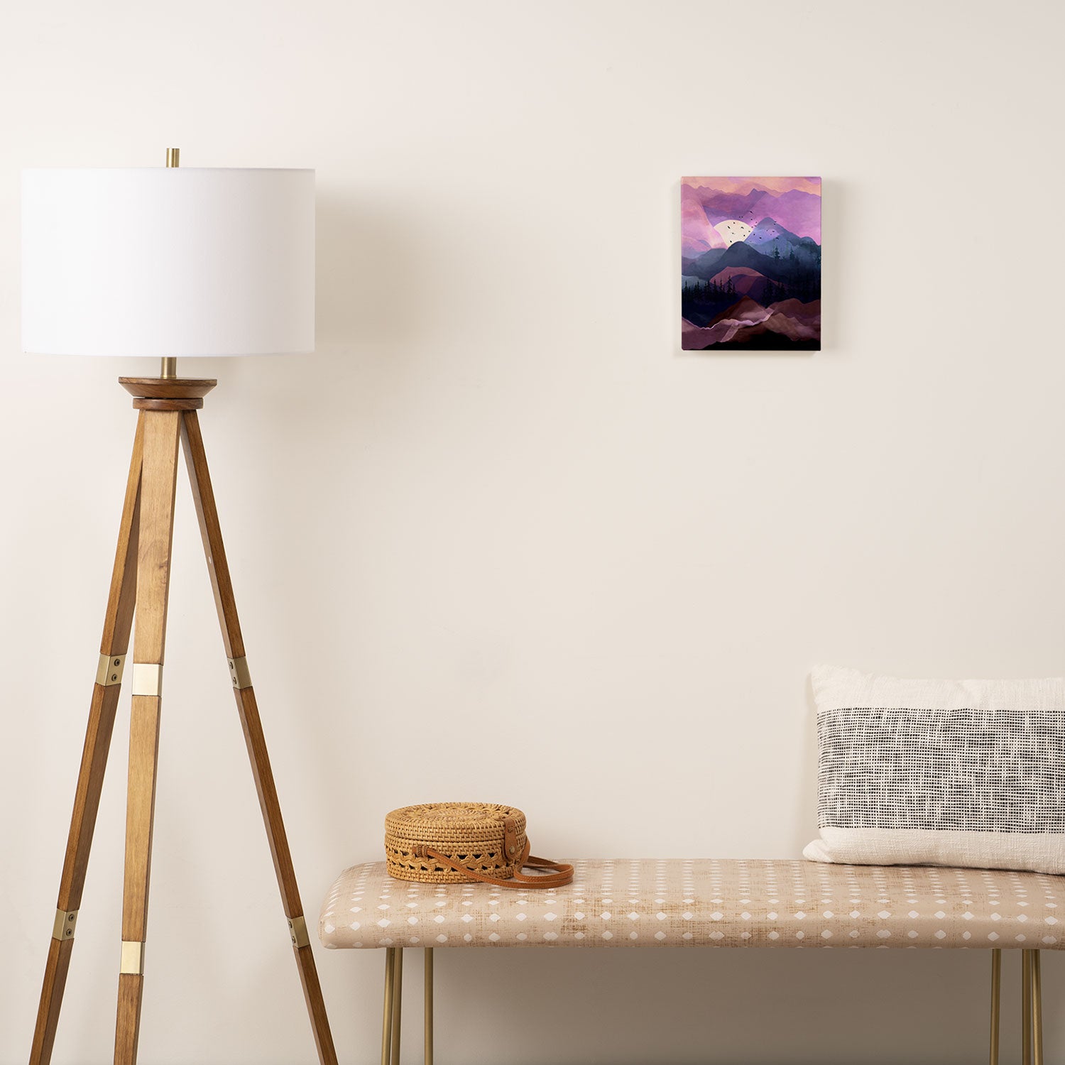 Misty Mountain Morning Canvas Print Gallery Image 2
