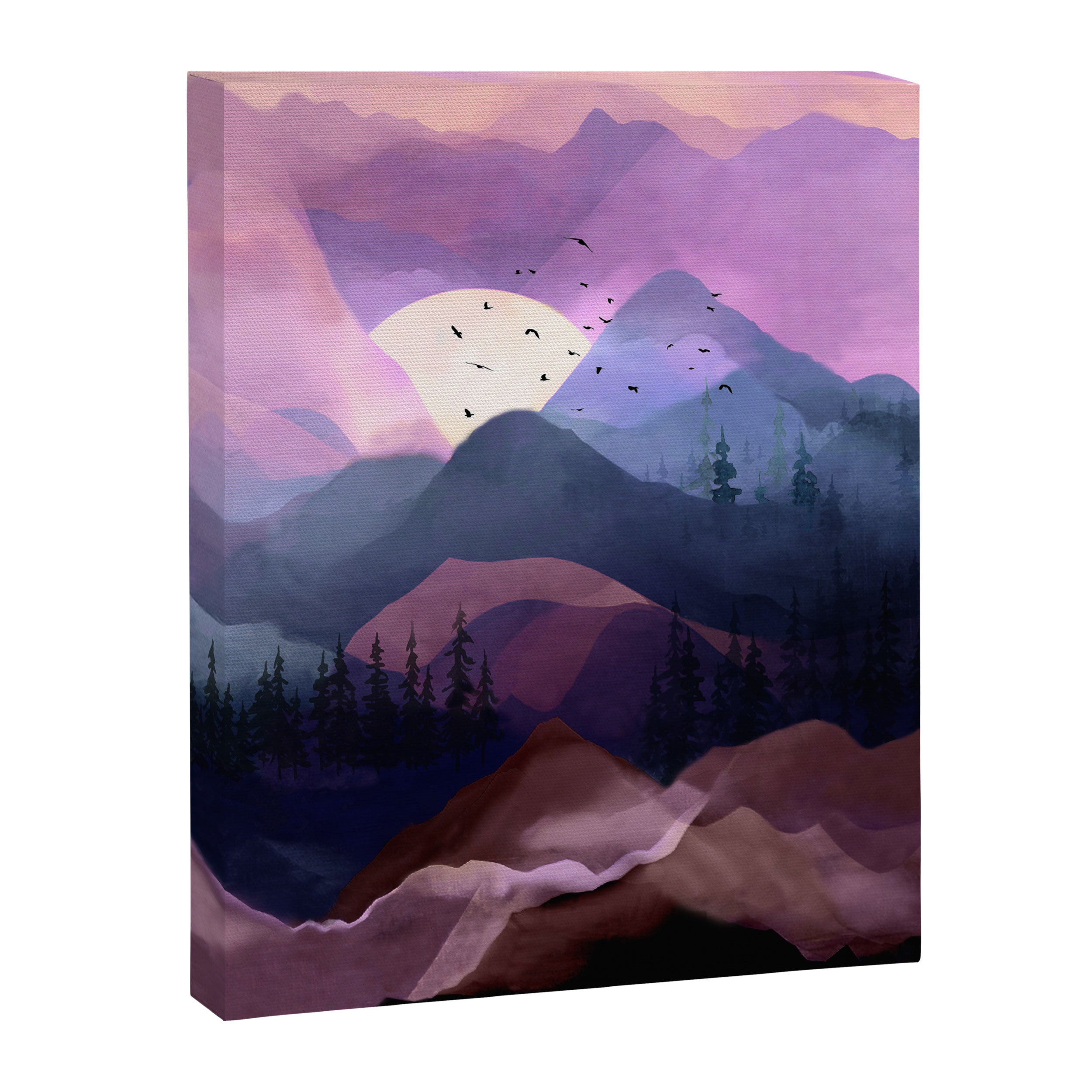 Misty Mountain Morning Canvas Print Gallery Image 8