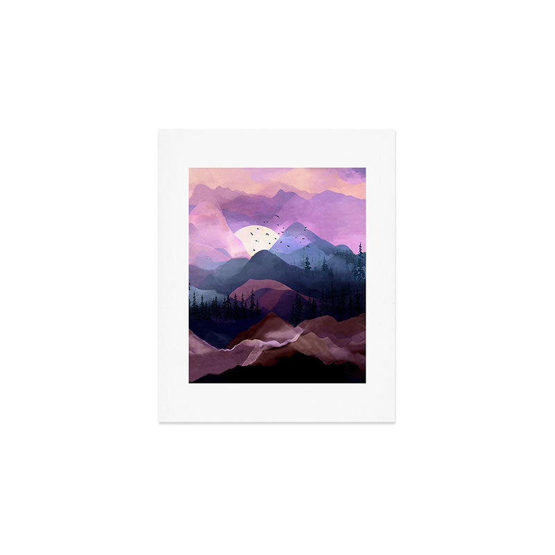 Misty Mountain Morning Art Print Gallery Image 1