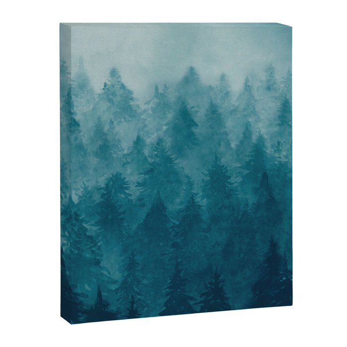 Misty Pine Forest Canvas Print Gallery Image 1