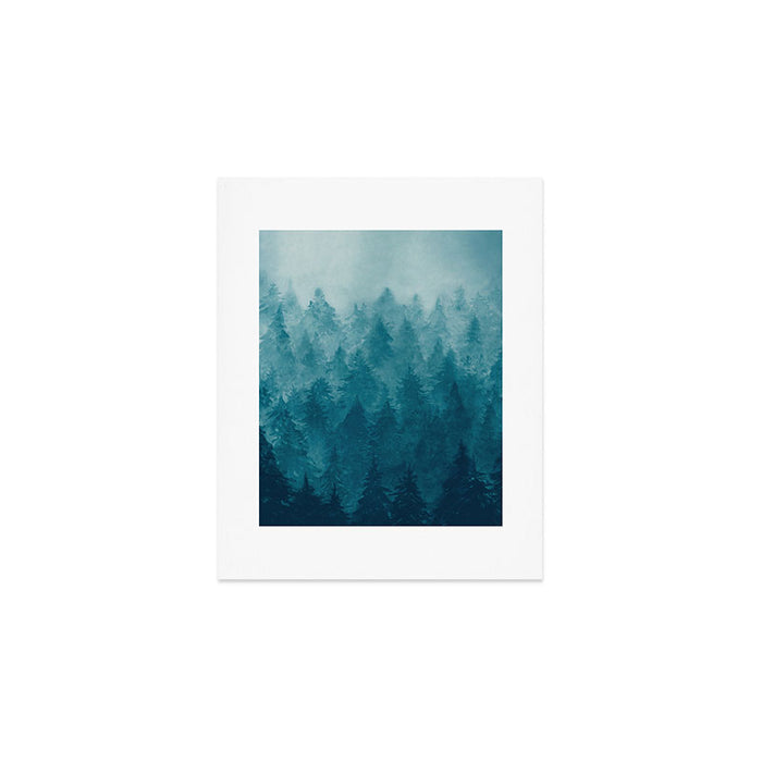 Misty Pine Forest Art Print Gallery Image 1