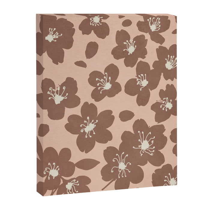 Mocha Blossoms Harmony Canvas Print Gallery Image 1