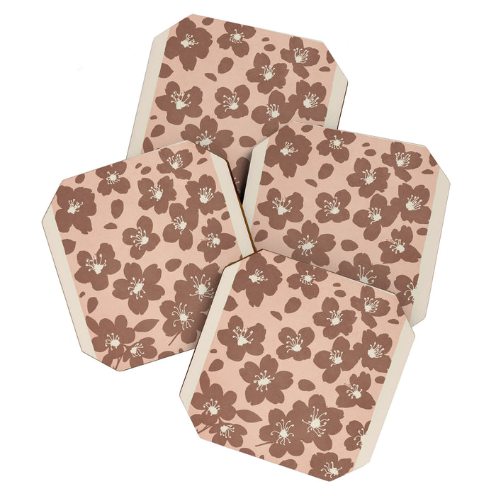 Mocha Blossoms Harmony Coaster Gallery Image 1