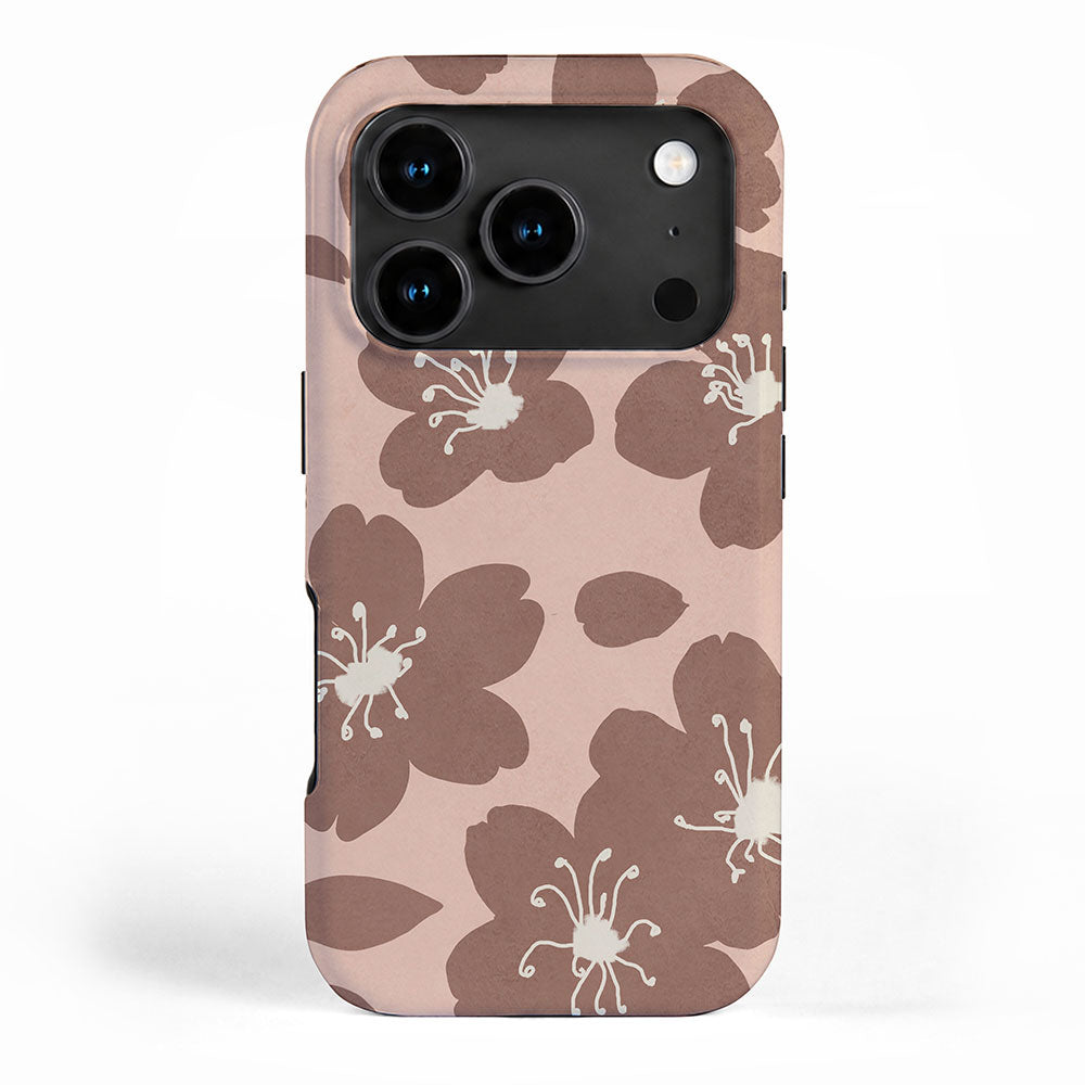 Mocha Blossoms Harmony iPhone Case Gallery Image 1