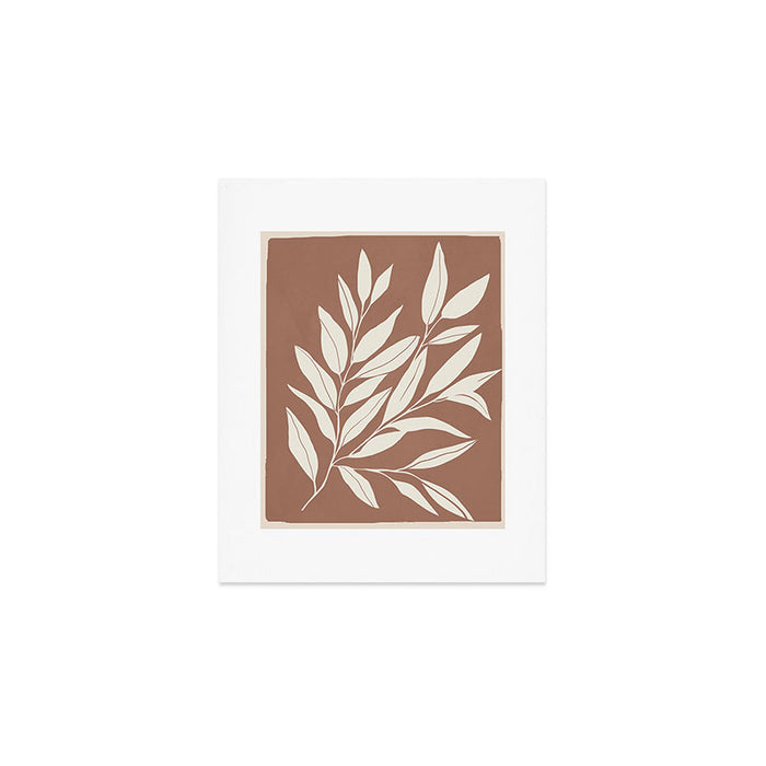 Mocha Branching Simplicity Art Print Gallery Image 1