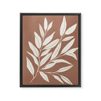 Mocha Branching Simplicity Framed Canvas Print Gallery Image 8