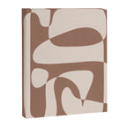 Mocha Modern Abstract 2 Canvas Print Gallery Image 6