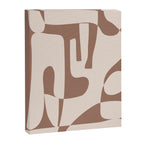 Mocha Modern Abstract 3 Canvas Print Gallery Image 6