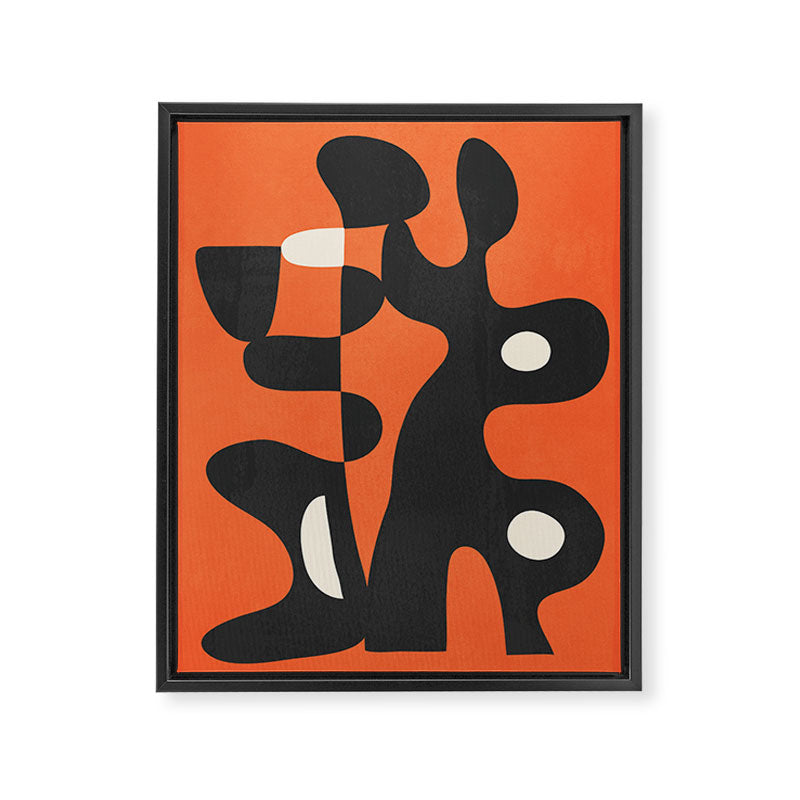 Modern Abstract Art Motion 2 Framed Canvas Print Gallery Image 6