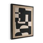 Modern Abstract Minimal Art 3 Framed Canvas Print Gallery Image 2