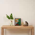 Modern Abstract Minimal Shapes Branches Art 4 Framed Canvas Print Gallery Image 4