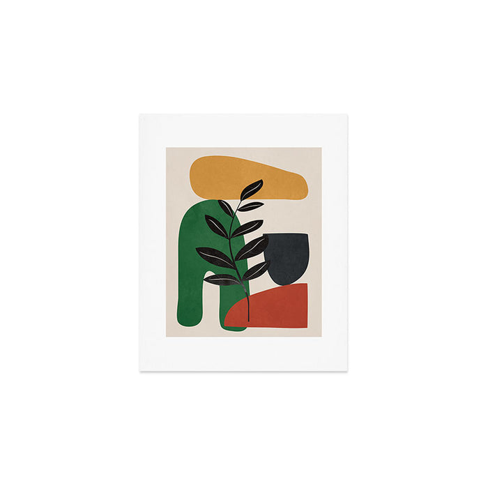 Modern Abstract Minimal Shapes Branches Art 5 Art Print Gallery Image 1