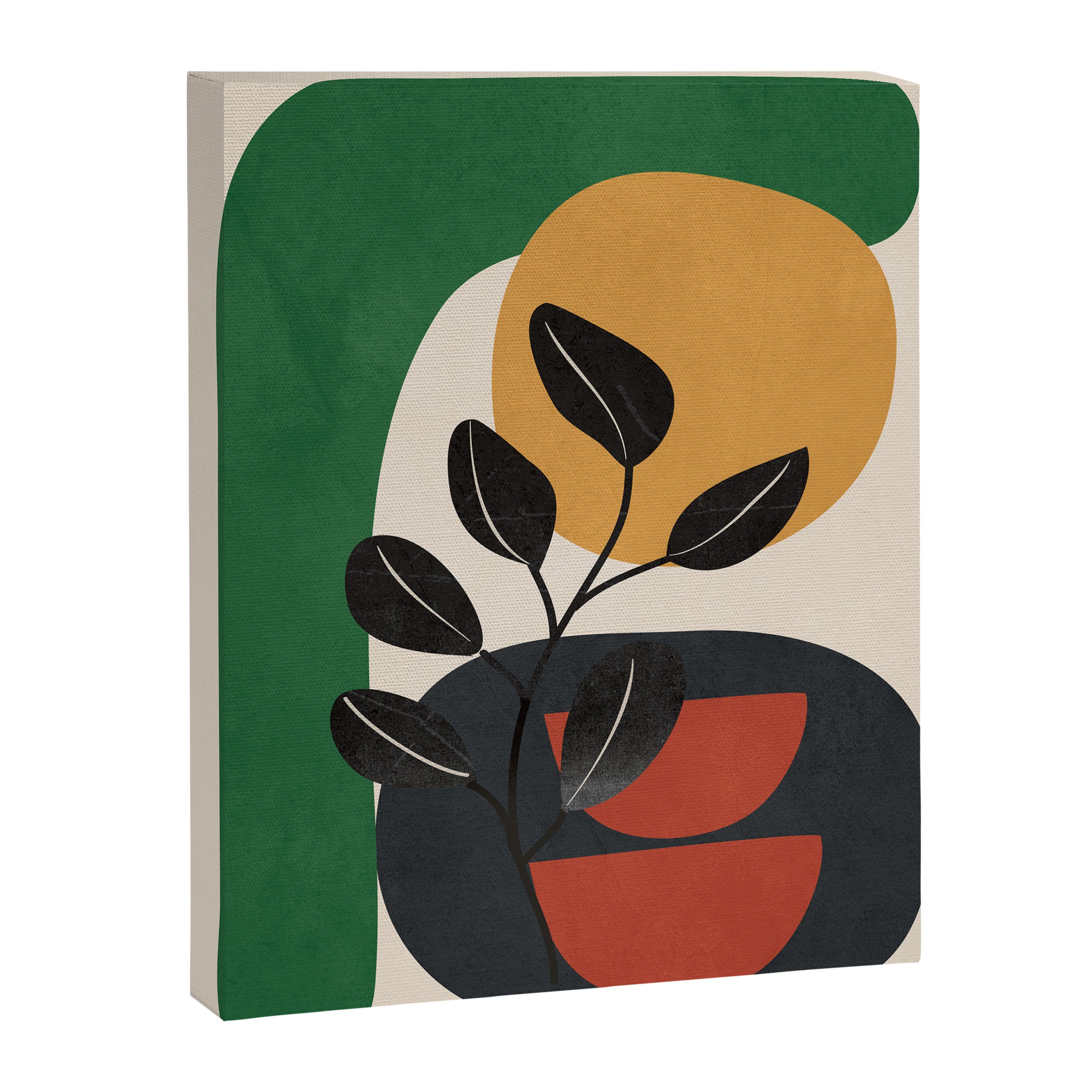 Modern Abstract Minimal Shapes Branches Art 6 Canvas Print Gallery Image 6