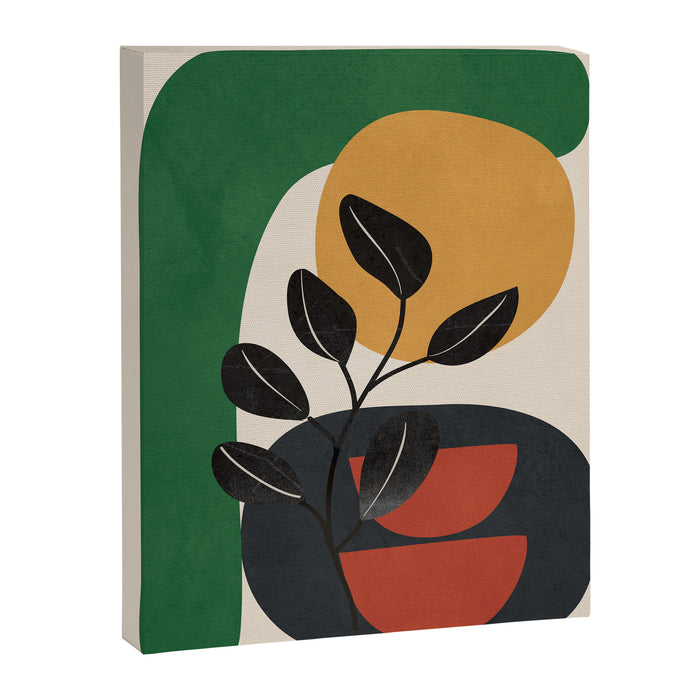 Modern Abstract Minimal Shapes Branches Art 6 Canvas Print Gallery Image 1