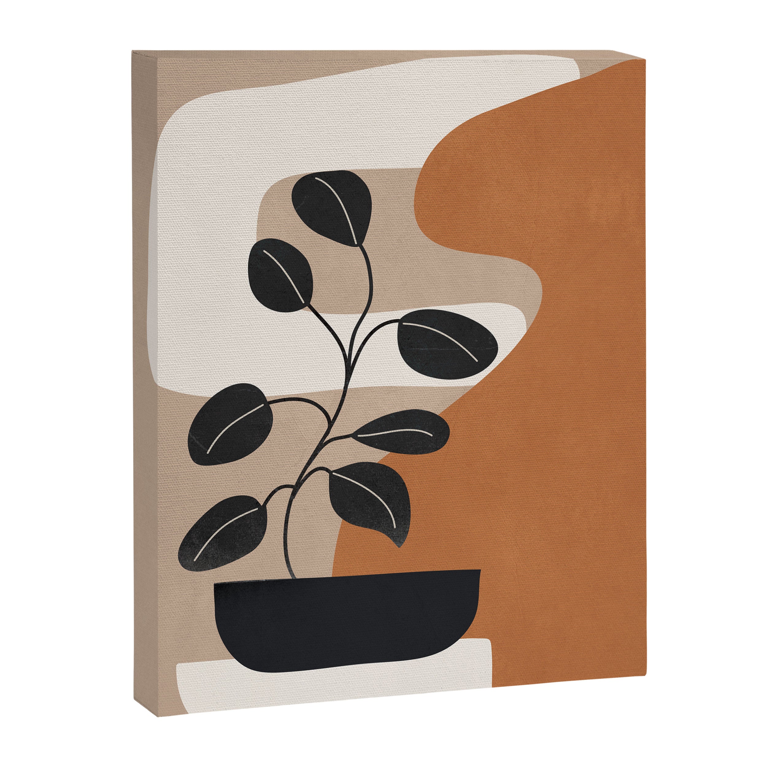 Modern Abstract Minimal Shapes Branches Art 7 Canvas Print Gallery Image 6