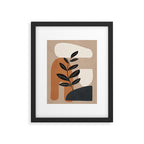 Modern Abstract Minimal Shapes Branches Art 8 Framed Art Print Gallery Image 5