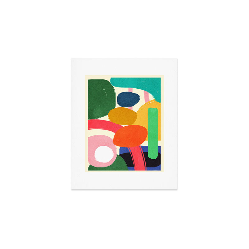 Modern Abstract Shape 01 Art Print Gallery Image 1