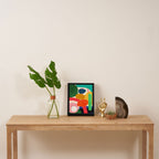 Modern Abstract Shape 01 Framed Canvas Print Gallery Image 4