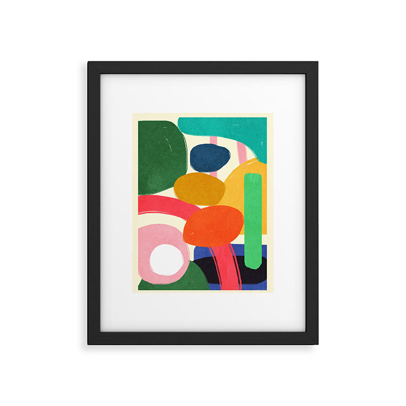 Modern Abstract Shape 01 Framed Art Print Gallery Image 5