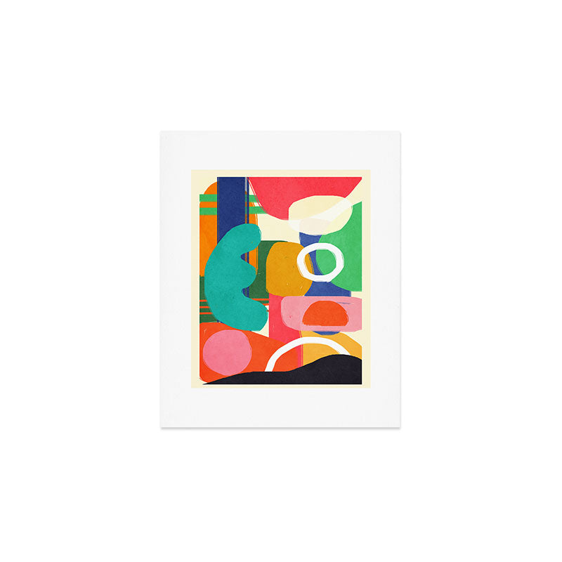 Modern Abstract Shape 02 Art Print Gallery Image 1