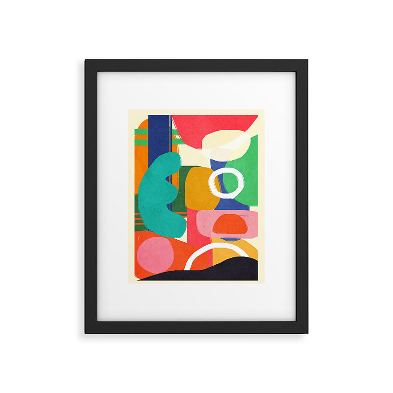 Modern Abstract Shape 02 Framed Art Print Gallery Image 5