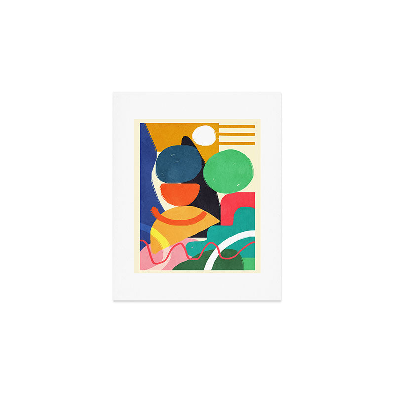 Modern Abstract Shape 03 Art Print Gallery Image 1