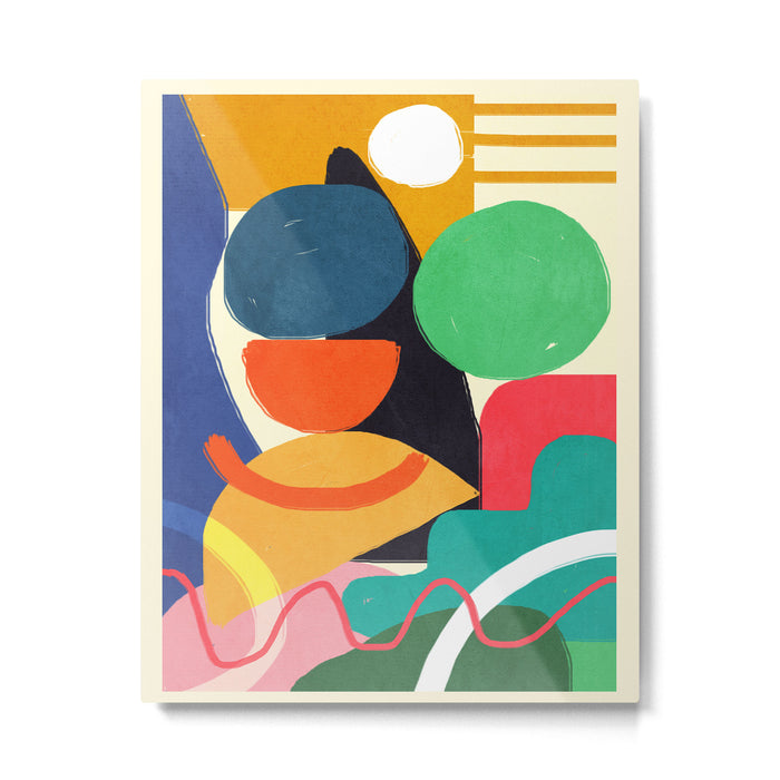Modern Abstract Shape 03 Metal Print Gallery Image 1