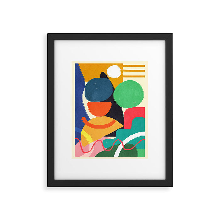 Modern Abstract Shape 03 Framed Art Print Gallery Image 1