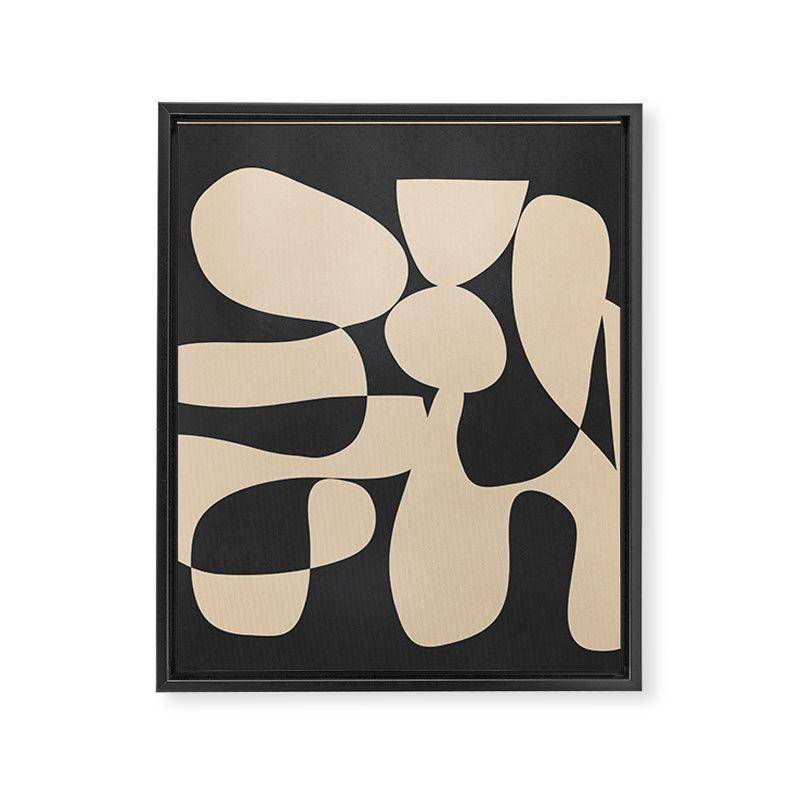 Modern Art Form 1 Framed Canvas Print Gallery Image 8
