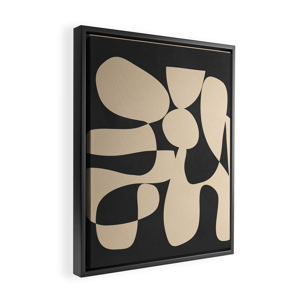Modern Art Form 1 Framed Canvas Print Gallery Image 2