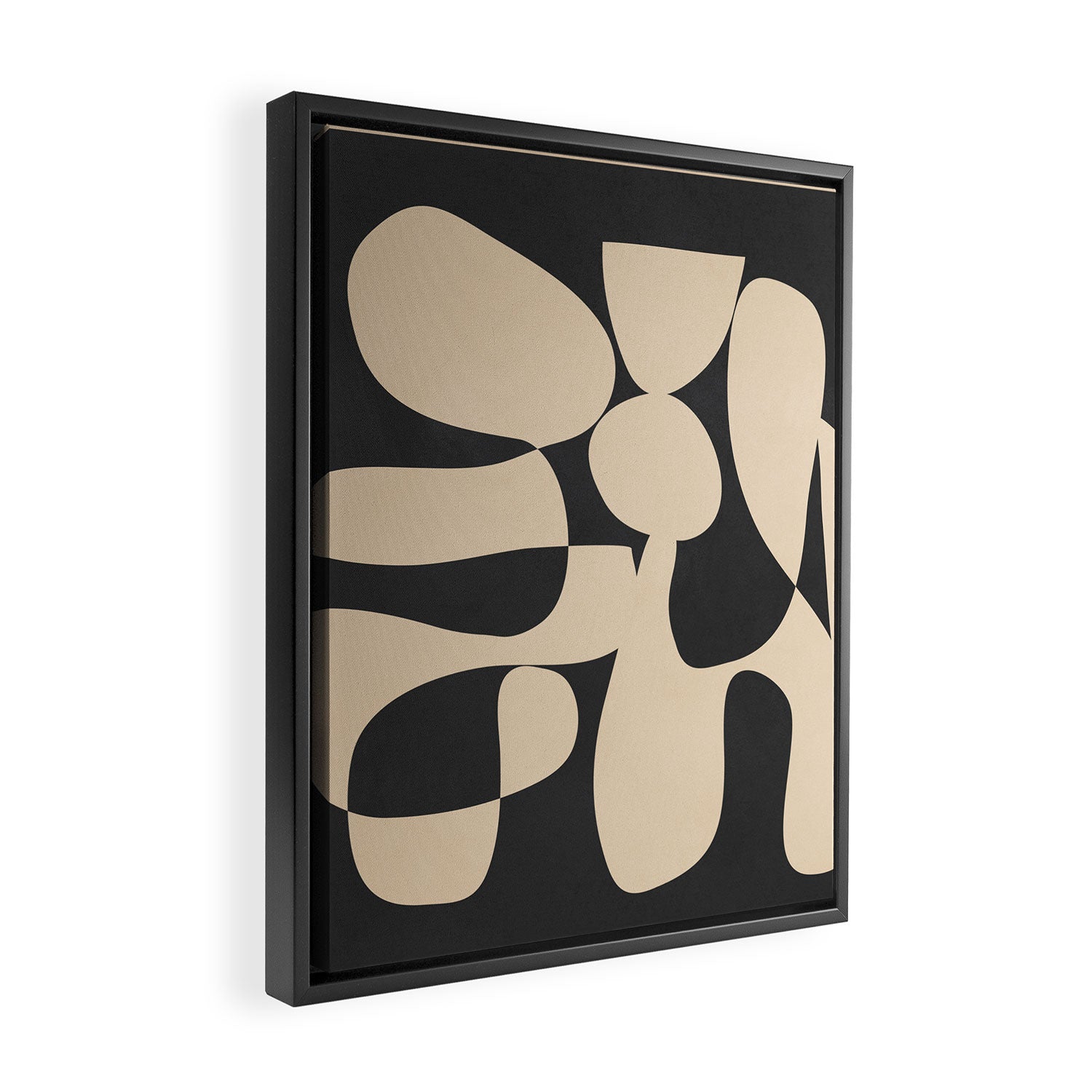 Modern Art Form 1 Framed Canvas Print Gallery Image 2