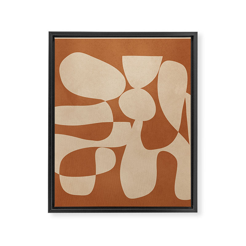 Modern Art Form 3 Framed Canvas Print Gallery Image 8