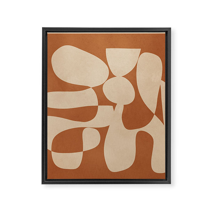 Modern Art Form 3 Framed Canvas Print Gallery Image 1