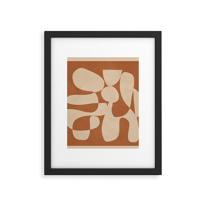 Modern Art Form 3 Framed Art Print Gallery Image 1
