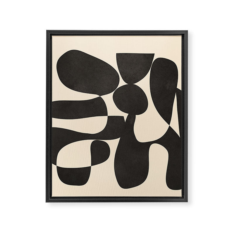 Modern Art Form 4 Framed Canvas Print Gallery Image 8