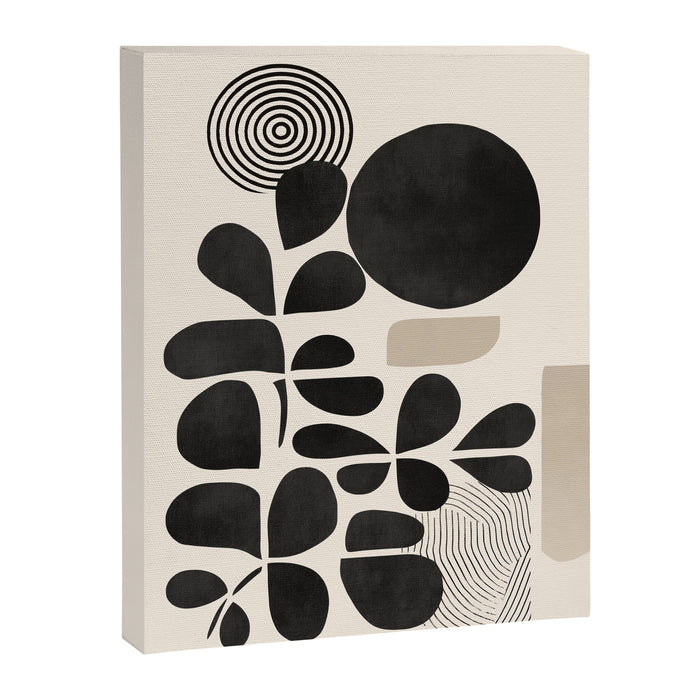 Modern Botanicals - Abstract Minimalist Shapes Canvas Print Gallery Image 1