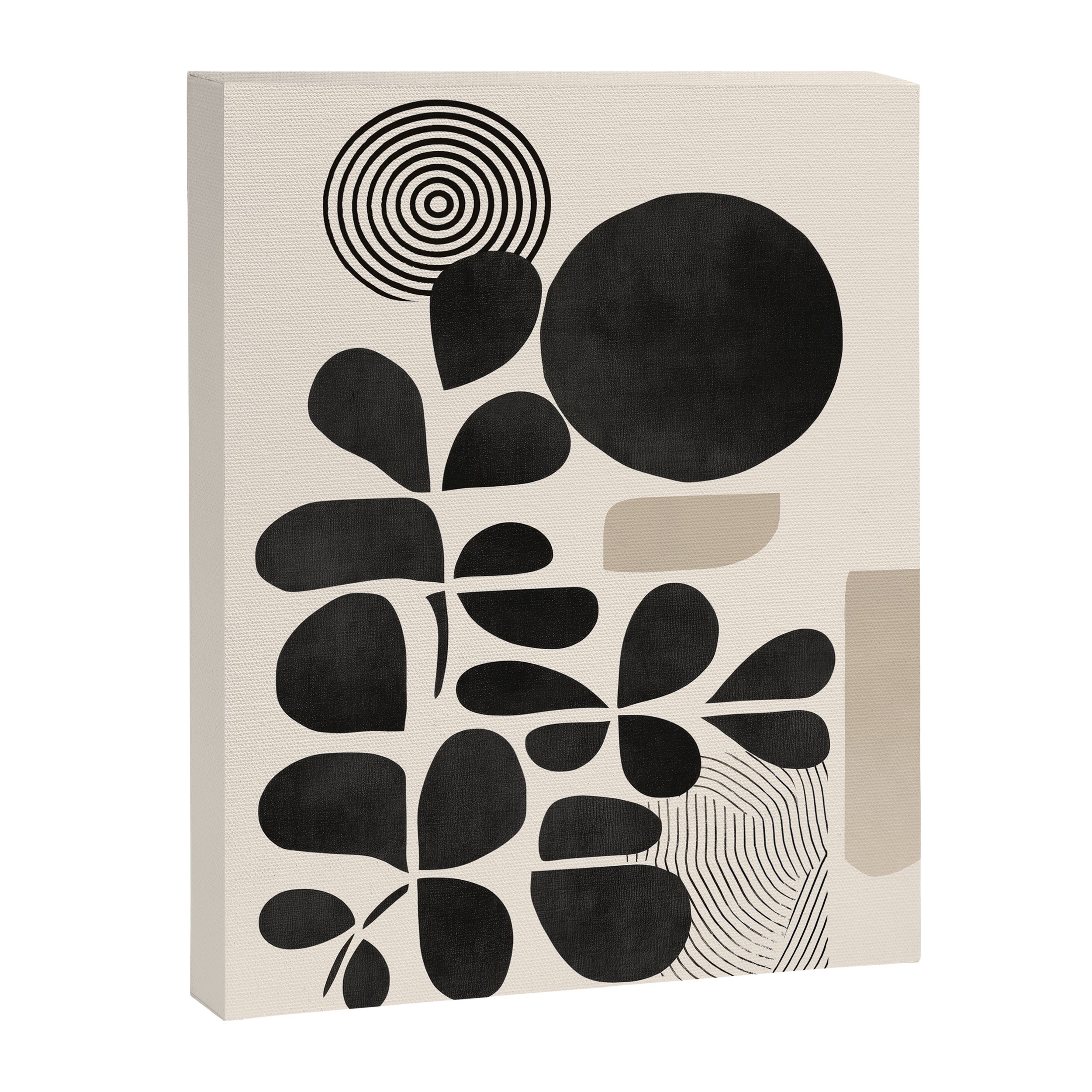 Modern Botanicals - Abstract Minimalist Shapes Canvas Print Gallery Image 6