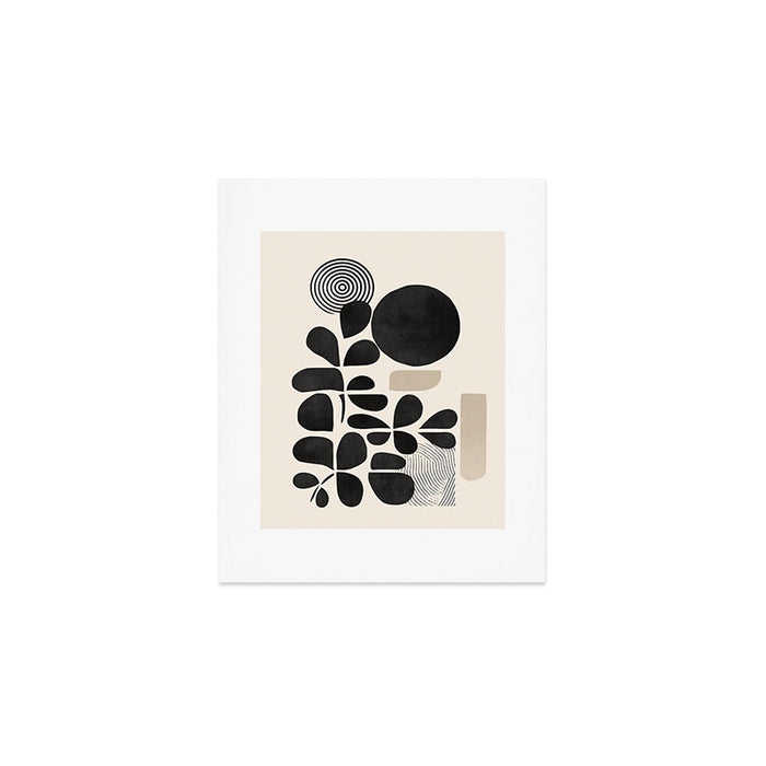 Modern Botanicals - Abstract Minimalist Shapes Art Print Gallery Image 1