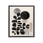 Modern Botanicals - Abstract Minimalist Shapes Framed Canvas Print Gallery Image 6
