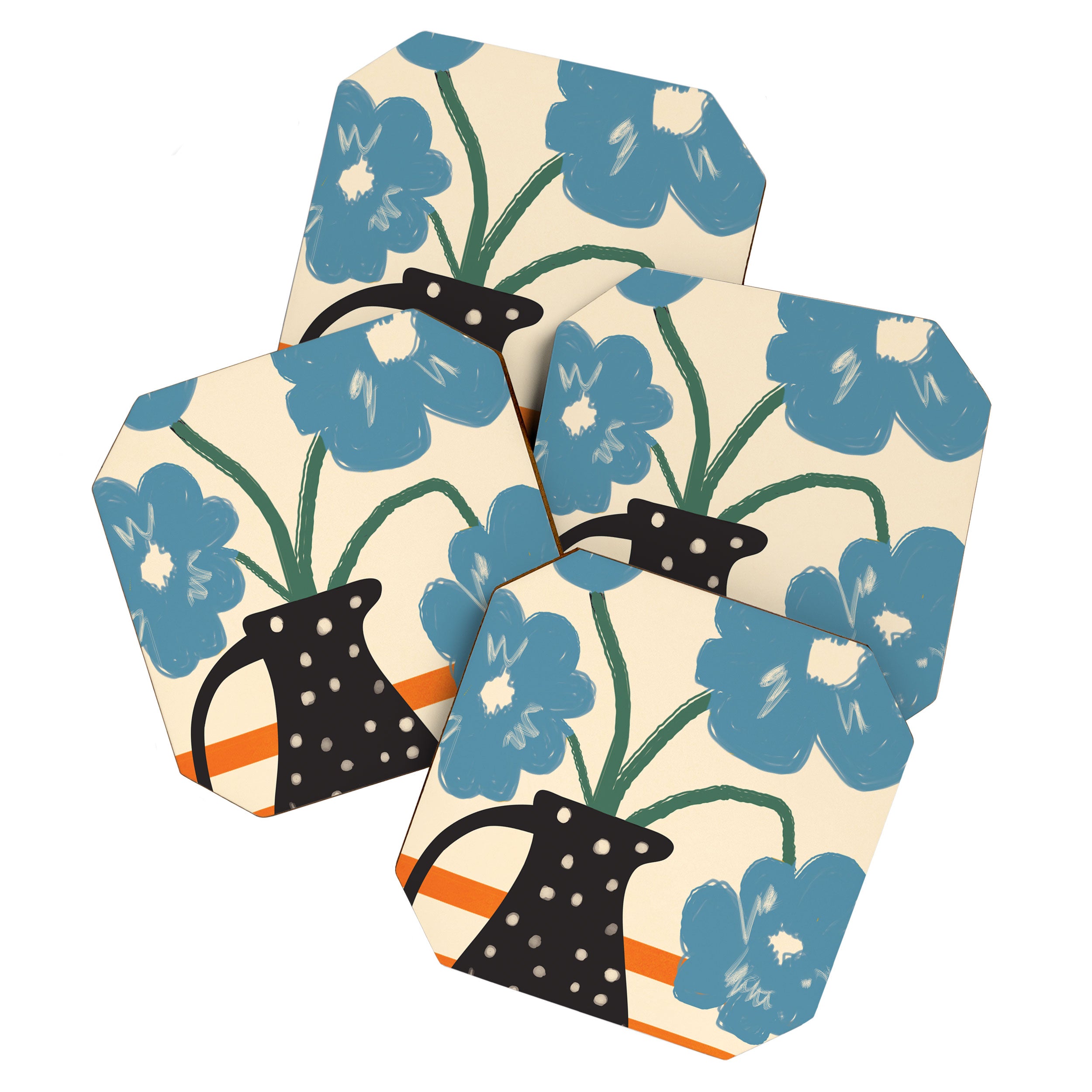Modern Botanicals No. 1 Coaster Gallery Image 1