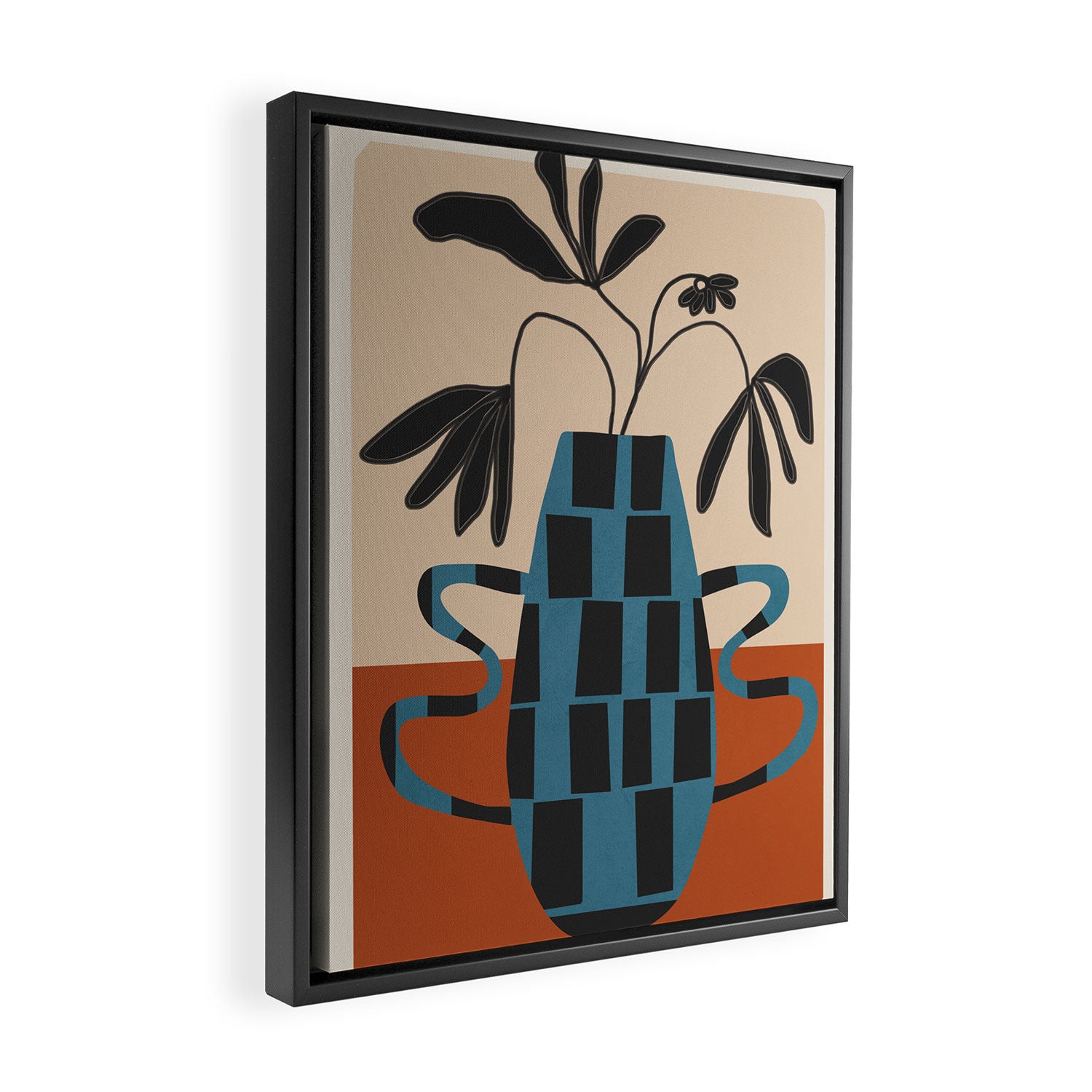 Modern Botanicals No 3 Framed Canvas Print Gallery Image 2