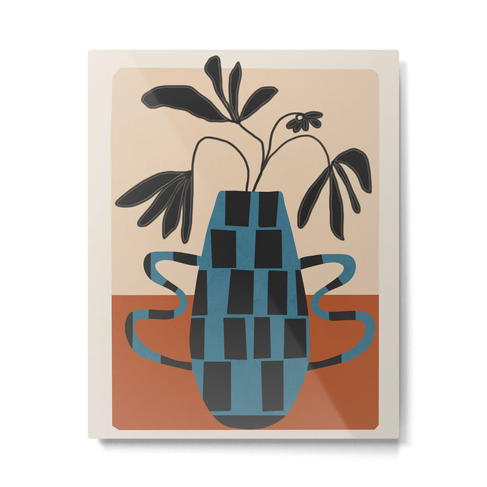 Modern Botanicals No 3 Metal Print Gallery Image 1