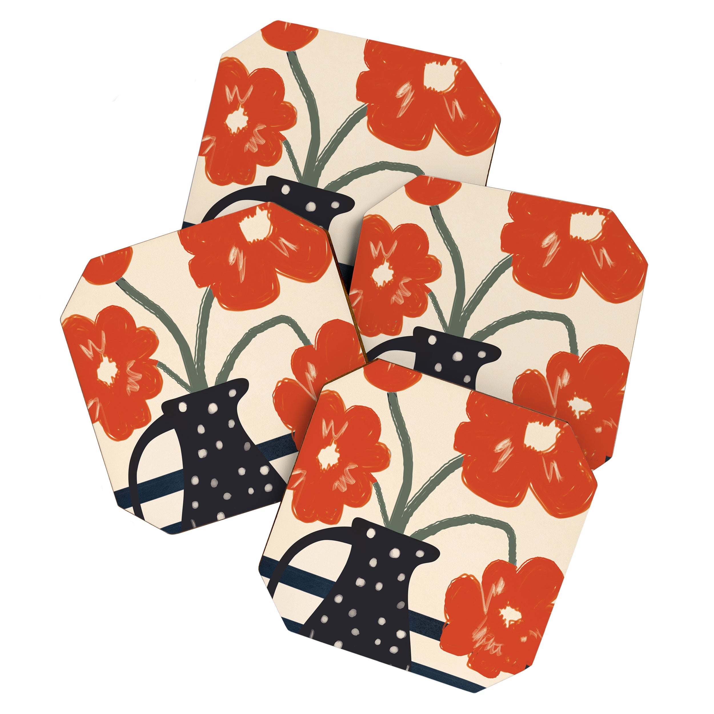 Modern Botanicals No 5 Coaster Gallery Image 1