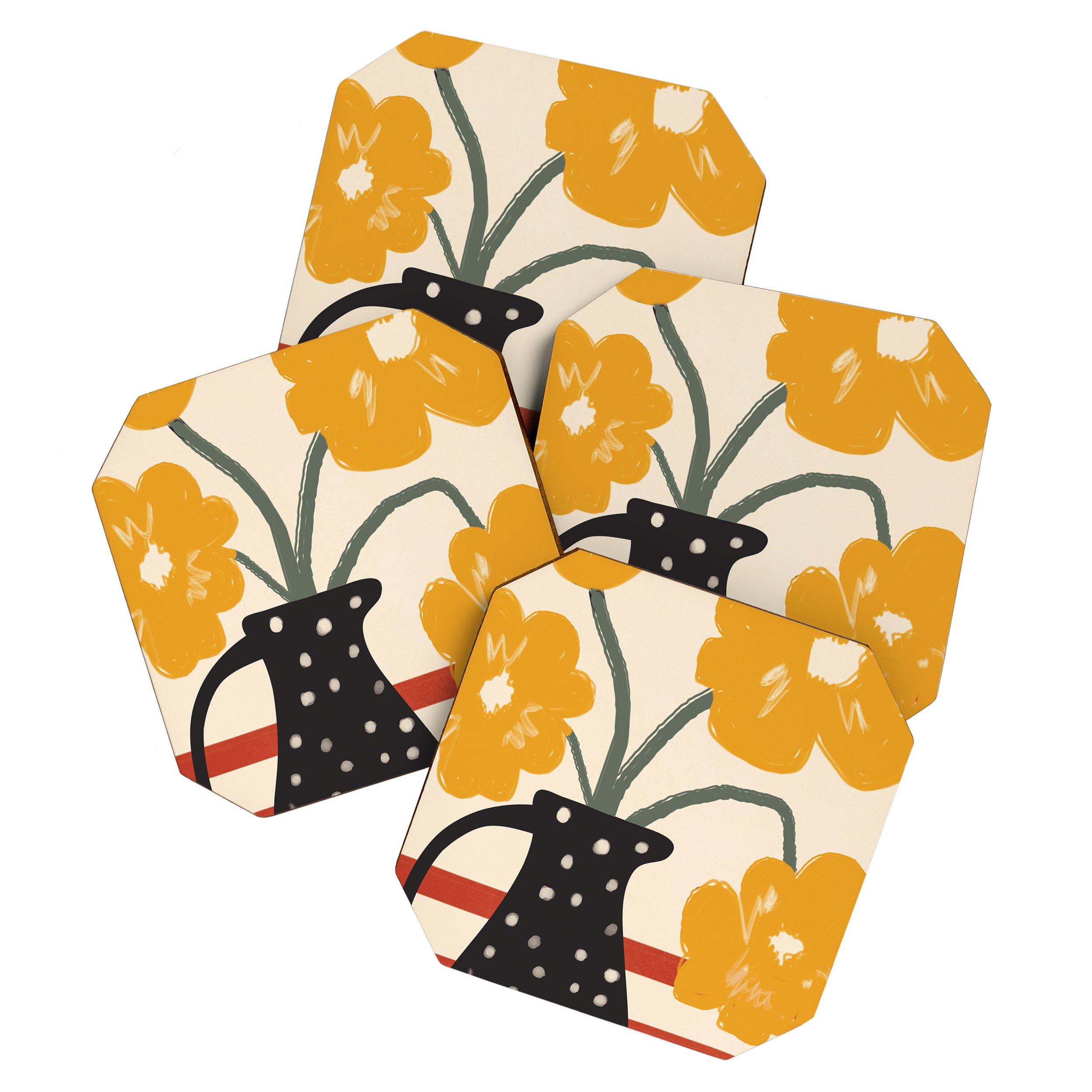 Modern Botanicals No 7 Coaster Gallery Image 1