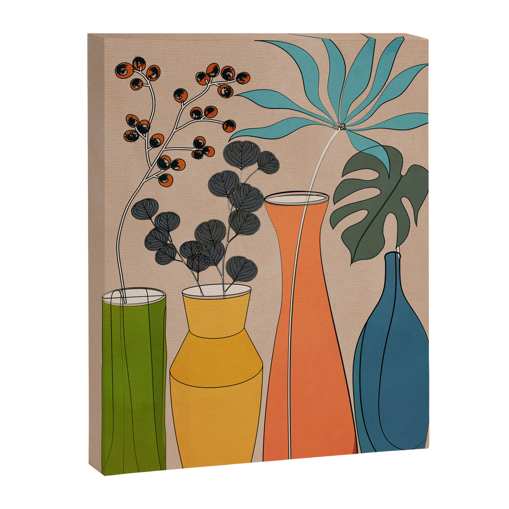 Modern Minimalist Abstract Vases 1 Canvas Print Gallery Image 6